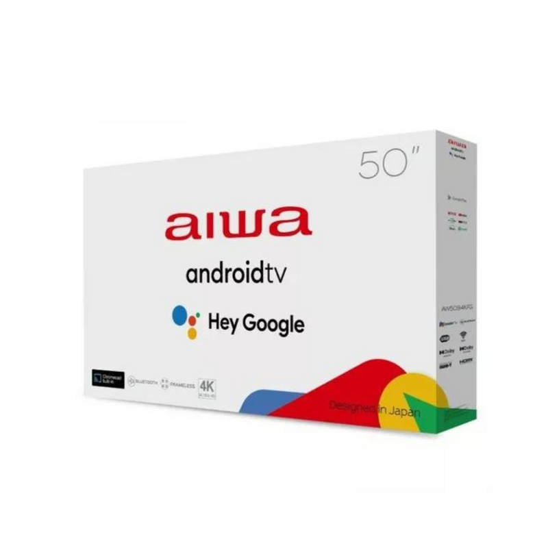 Televisor de 50″ Aiwa ANDROID TV HD LED HDMI AIWA