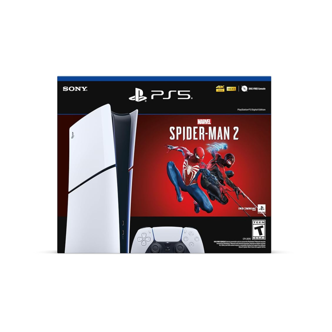 Consola PlayStation 5 DIGITAL Bundle Marvel’s Spider-Man 2 Limited Edition SONY