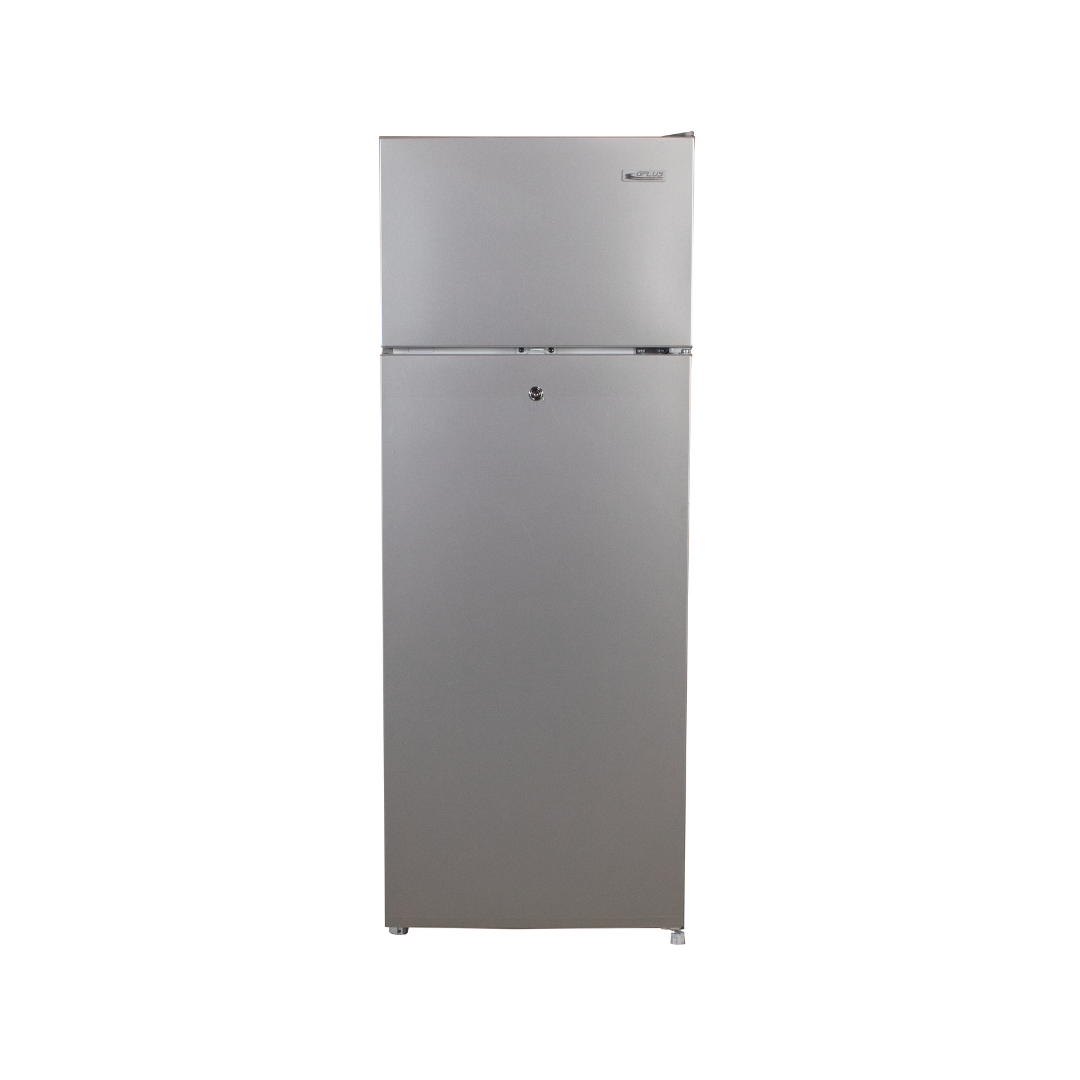NEVERA TOP-MOUNT 8 PIES CON ESCARCHA 110V SILVER GPLUS - Unica Panamá