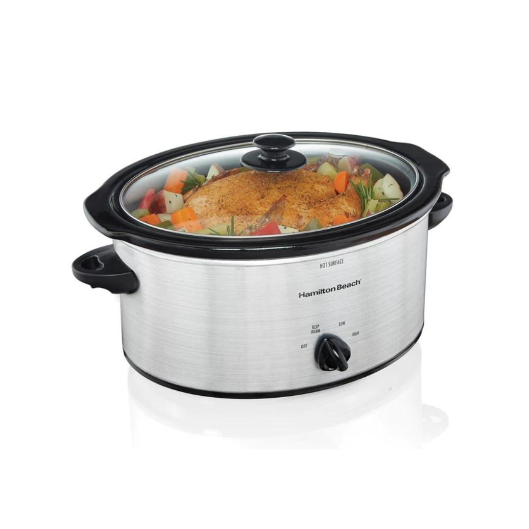 Olla de Cocido Lento HAMILTON BEACH 5L Acero HB