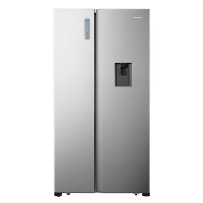 Refrigeradora HISENSE SIDE BY SIDE 18 P3 con Dispensador de Agua - NO FROST HI SENSE