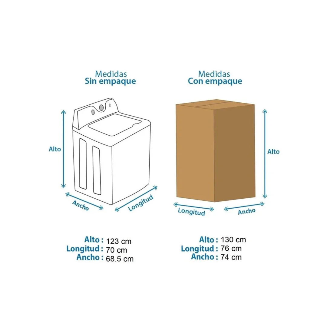 HISENSE LAVADORA TOP LOAD 23KG BLANCA HI SENSE