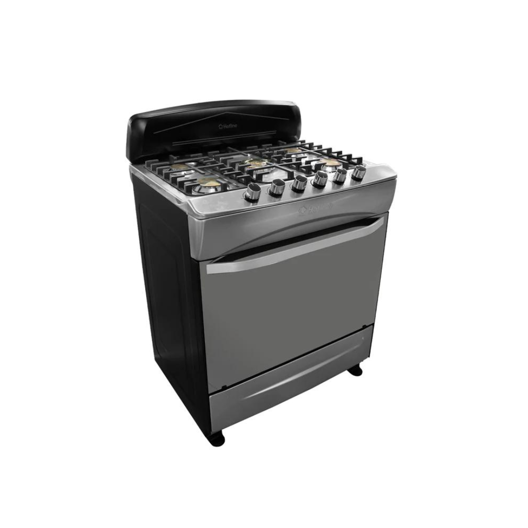 Estufa de 30" de Acero Inoxidable de 5 Quemadores de bronce HOTLINE HOT LINE