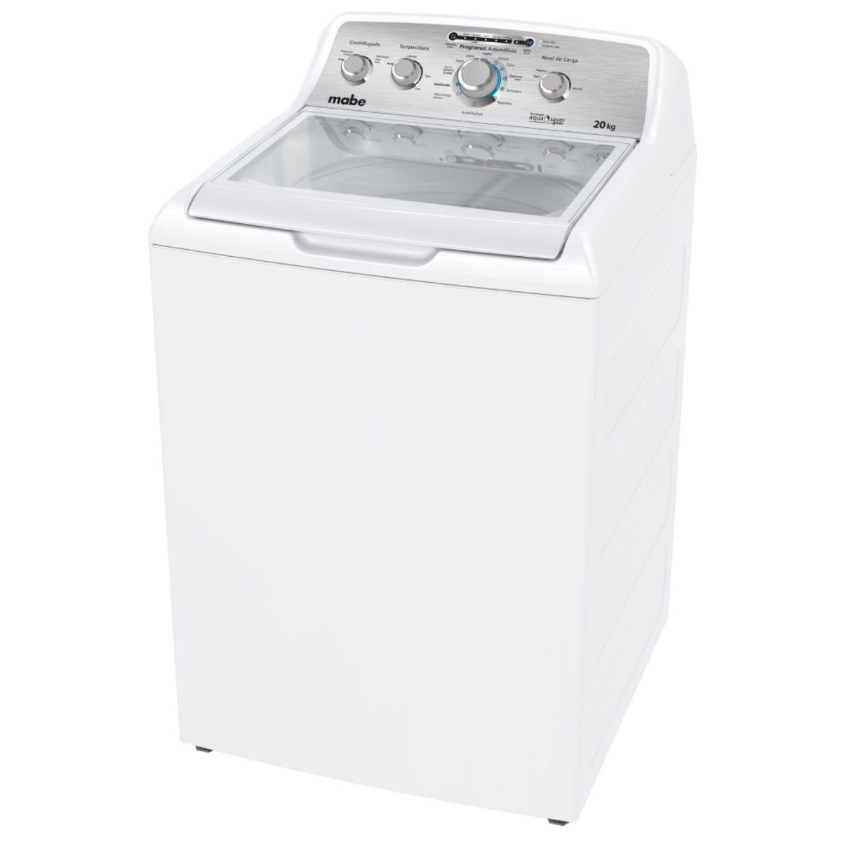 Lavadora Automática Aqua Saver Green 20 kg Blanca con Sanitizado Mabe - LMA70214CBAB0 MABE