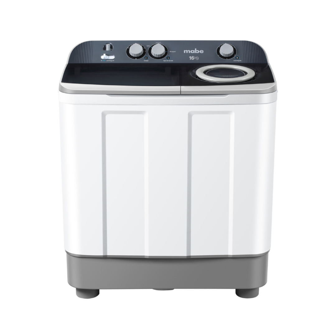 Lavadora Semiautomática 16 kg Blanca Mabe modelo LMDX6123PBAB0 MABE