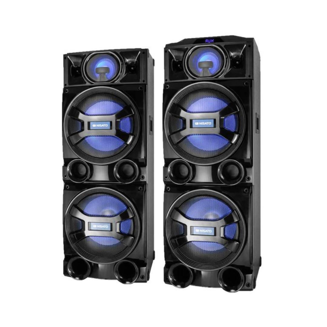 Juego de Bocinas NISATO de 150W con control remoto color negro