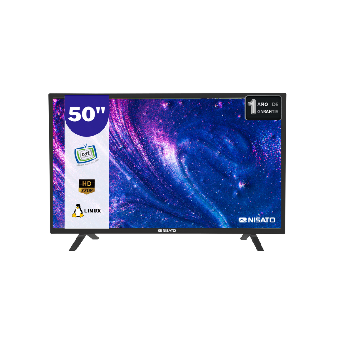 Televisor LED de 50″ NLED-50VDLE NISATO - Unica Panamá