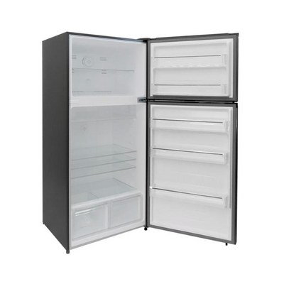 Refrigeradora Top Mount de Acero Inoxidable NISATO de 23.5 PIES³ color Silver NISATO