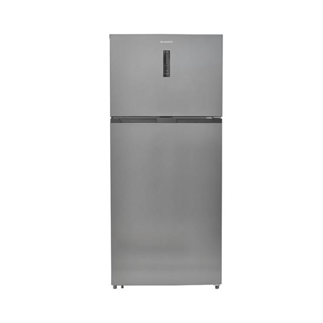 Refrigeradora Top Mount de Acero Inoxidable NISATO de 23.5 PIES³ color Silver NISATO