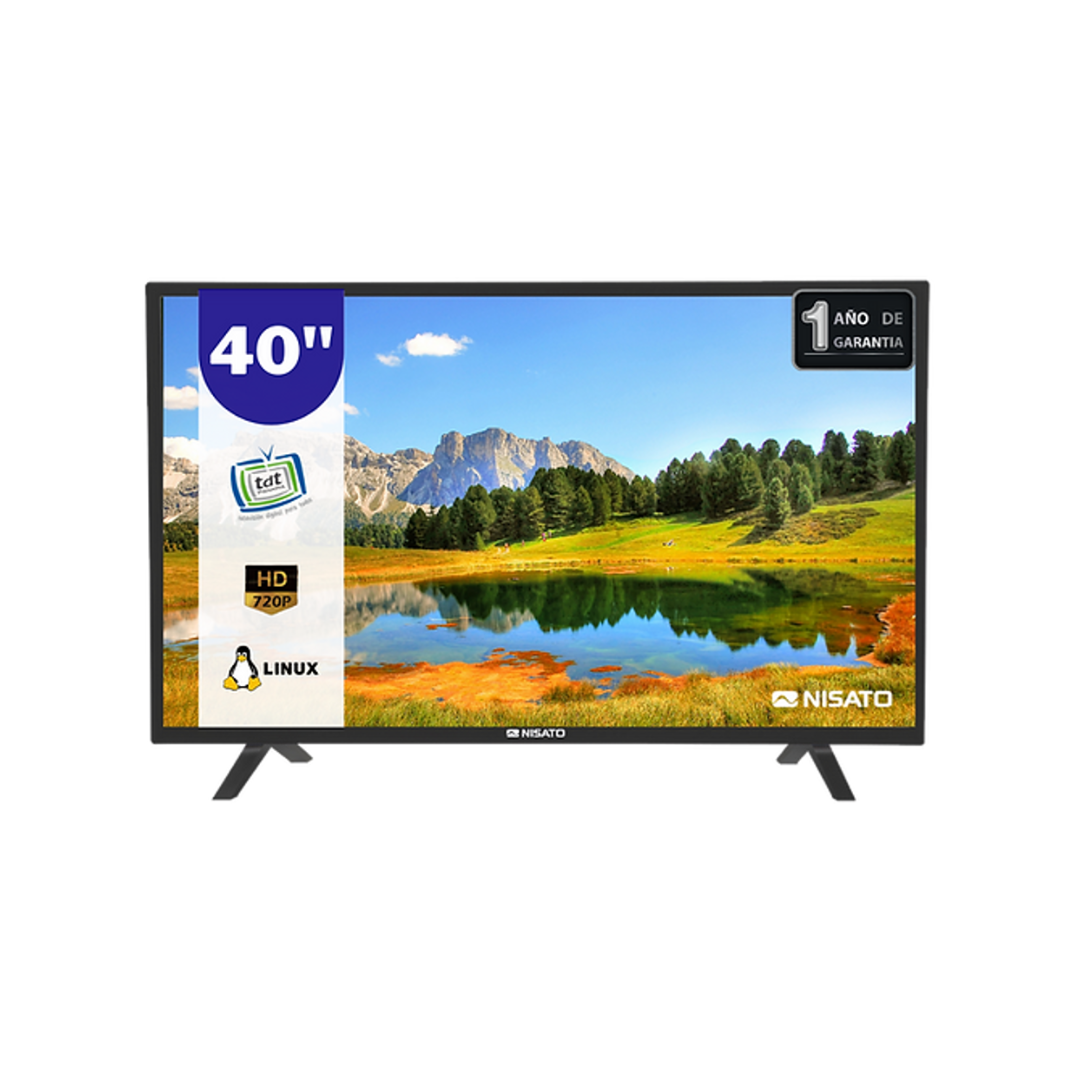 Televisor LED de 40″ NLED-40VDLE NISATO NISATO