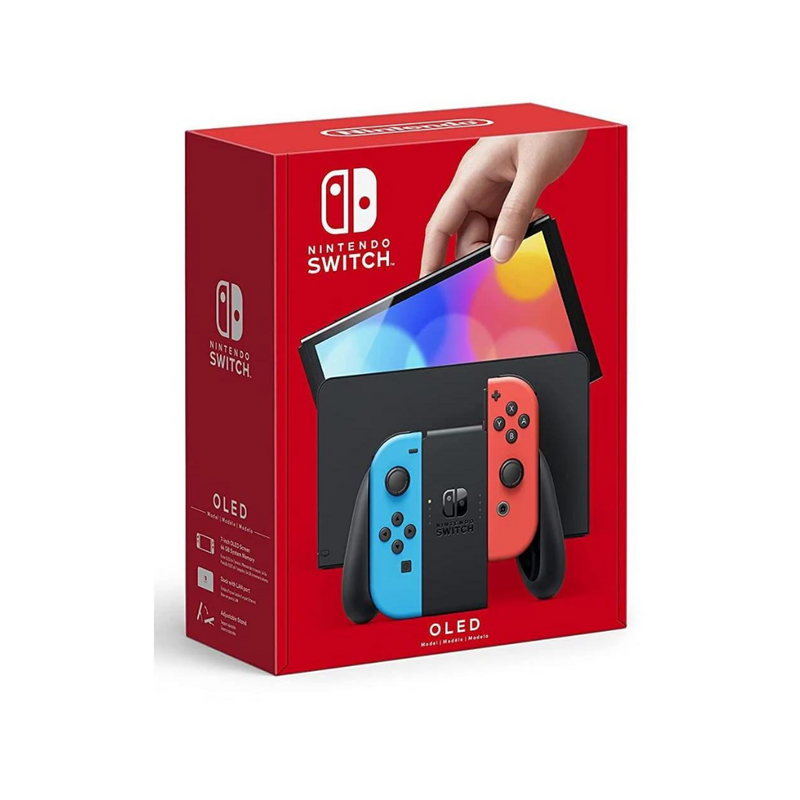 Nintendo Switch OLED Neon Red & Neon Blue Joy-Con NINTENDO