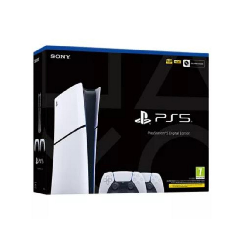 Consola PlayStation 5 Digital Edition (Slim) con 2 Controles DualSense Bundle SONY