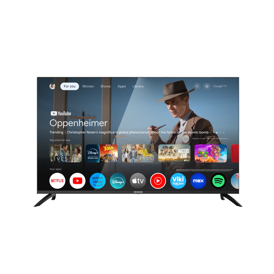 Televisor Aiwa AW86B2Q QLED Smart 86” 4K Google TV | ÚNICA Panamá AIWA
