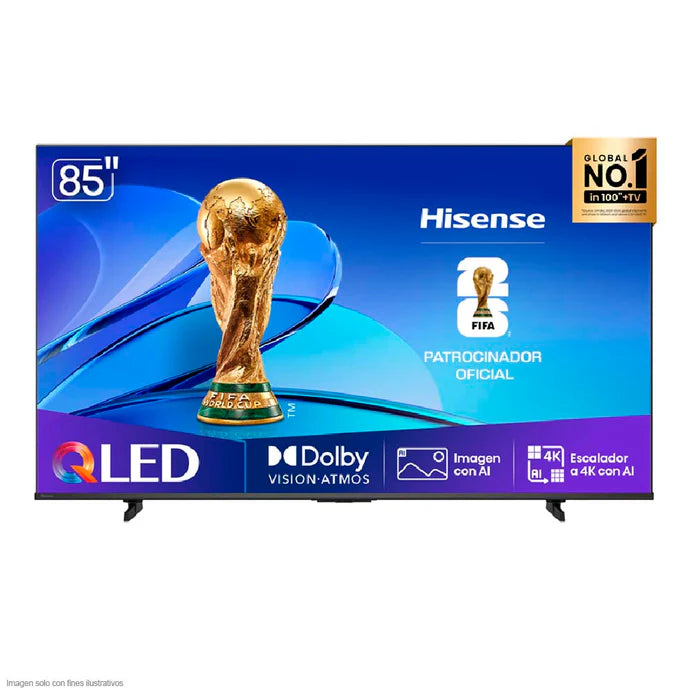 Televisor Hisense 85Q6QV QLED Smart 85” 4K AI | ÚNICA Panamá HI SENSE