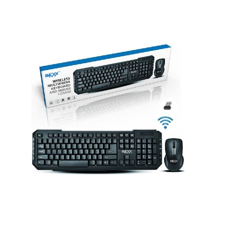 Combo Inalámbrico De Teclado y Ratón Marca Imexx IMEXX