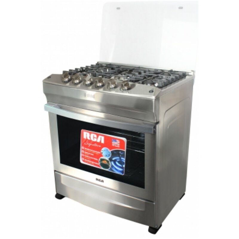 Cocina De Gas De 30 Pulgadas y 6 Quemadores De Bronce Marca RCA RCA