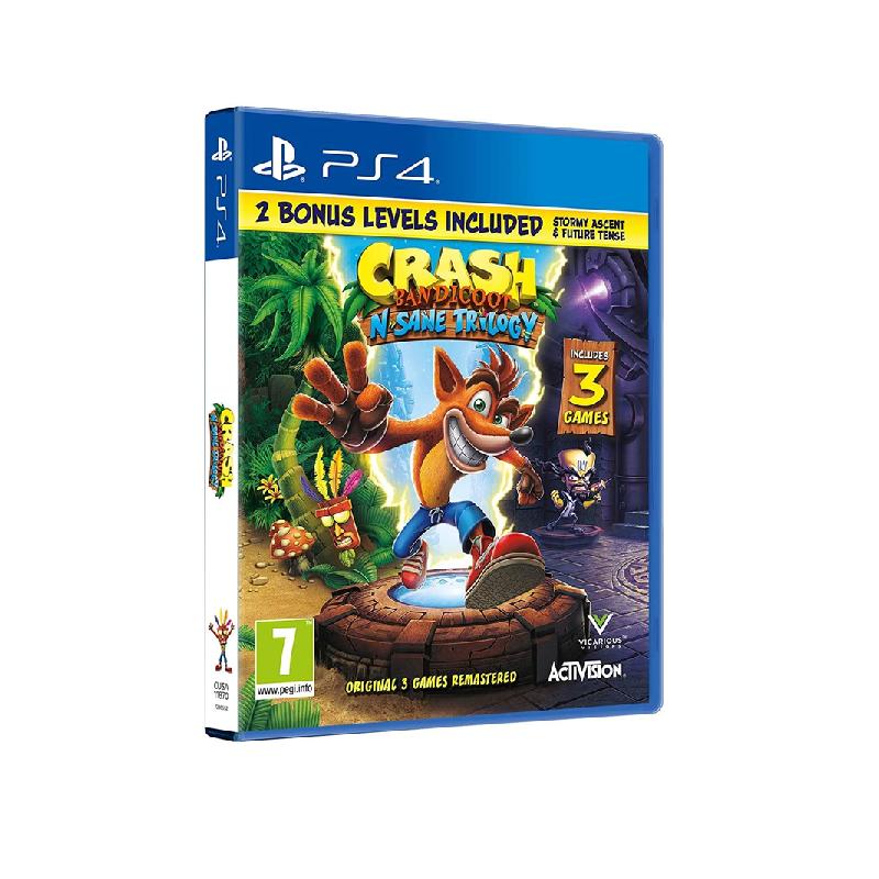 Crash Bandicoot N Sane Trilogy PS4 Marca Sony
