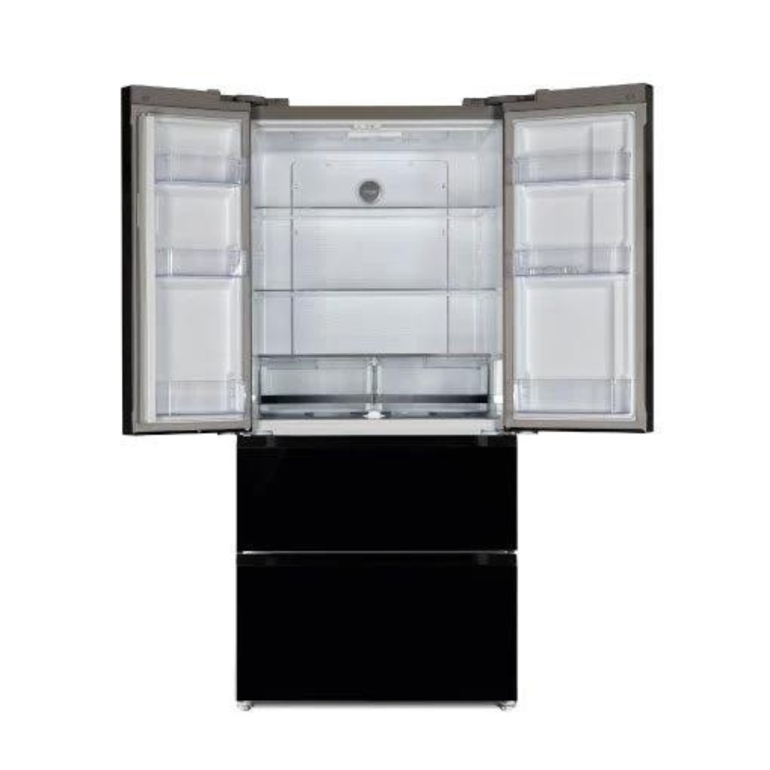 Refrigeradora French Door de 4 Puertas Inverter | Control Digital | Enfriamiento Multizona | Espejo Negro | 17.8p3 DRIJA