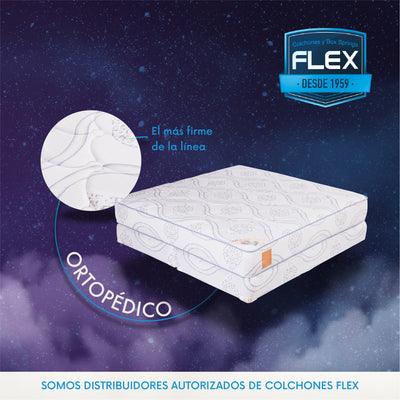 Colchón 3/4 (TWIN) Ortopédico Marca FLEX (No Incluye Box) FLEX