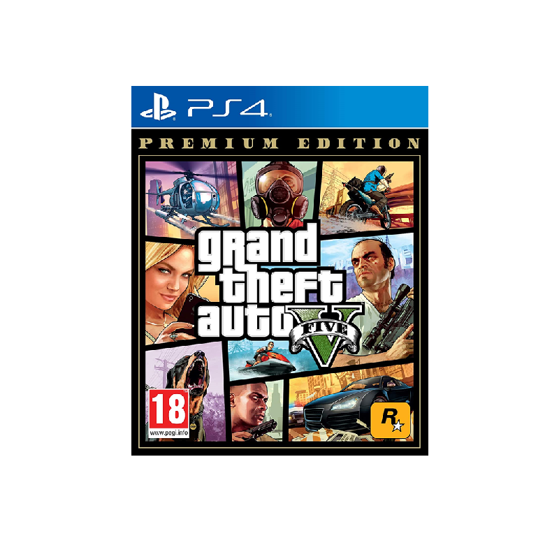 プレステ4 GTA5 COD Grand Theft Auto V Premium Edition PS4 Marca Sony - Unica Panamá