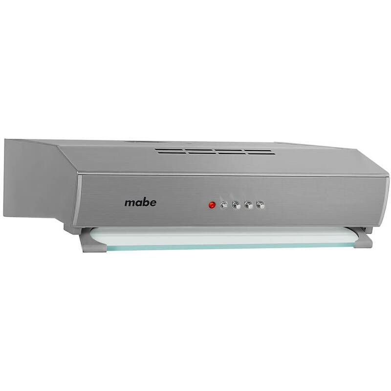 Extractor de grasa 60cm 200m3/hr con 3 velocidades color inox MABE