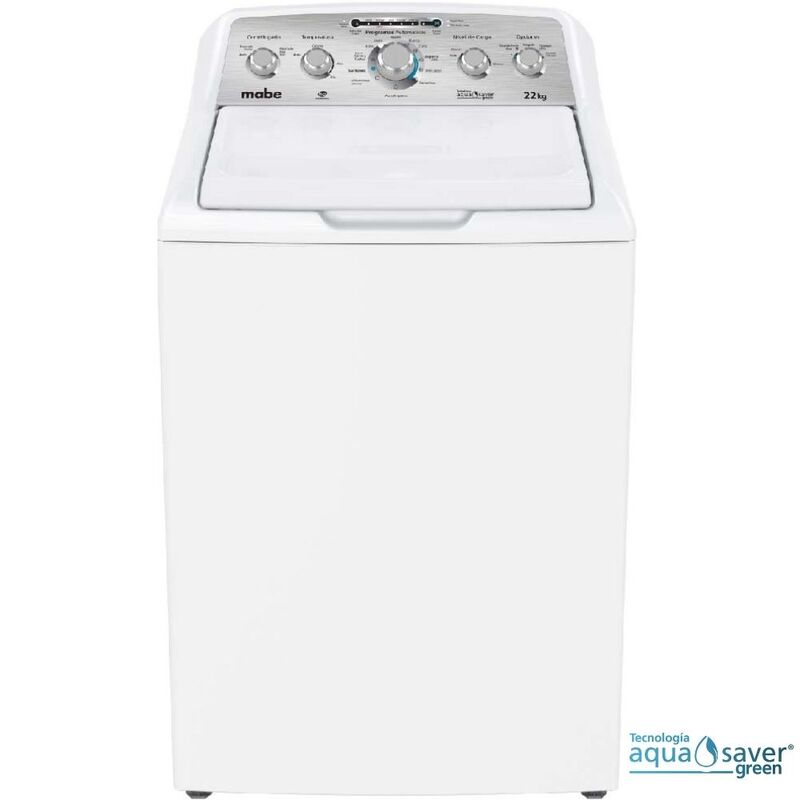Lavadora automática carga superior 22kg Spiral Washing color blanco