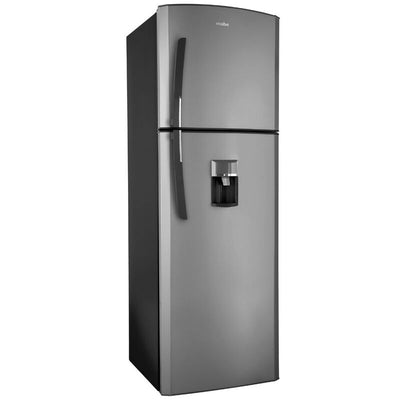 Refrigerador top mount 10p3 dispensa agua ahorro energético color grafito MABE