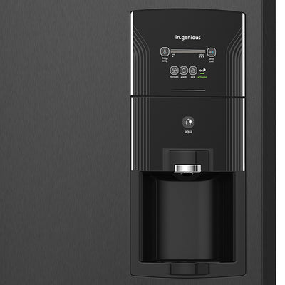 Refrigerador bottom freezer 18p3 dispensa agua ahorro energético color negro MABE