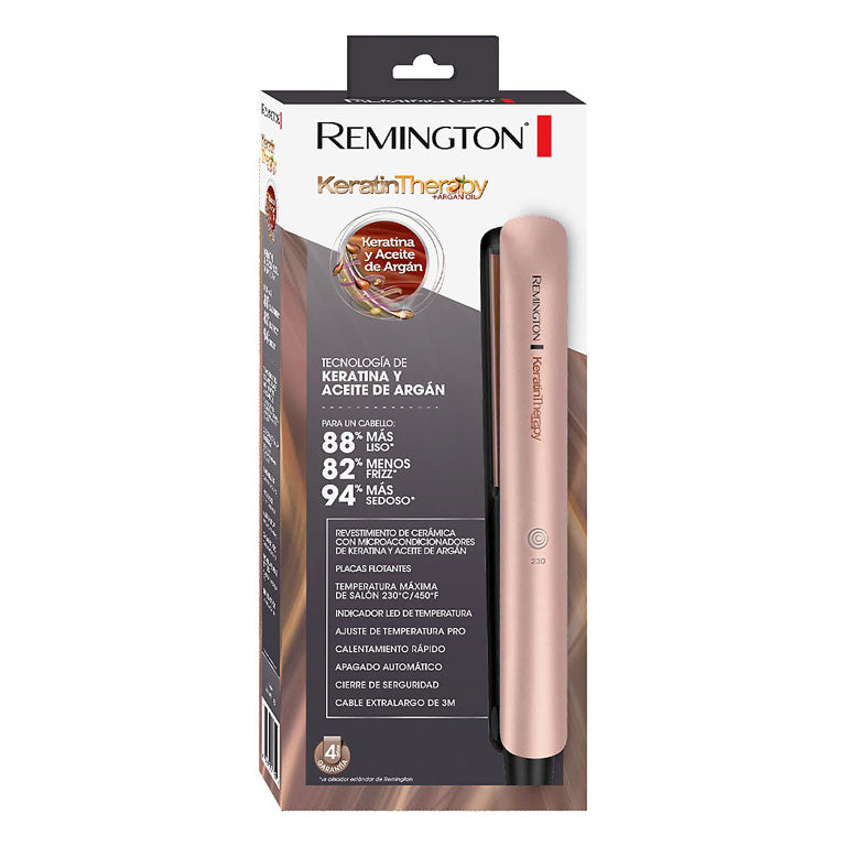 Keratin Therapy Pro Planchas Remington Profesionales Argan Oil