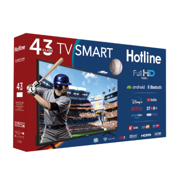 Televistor LED Smart HOTLINE de 43" HOT LINE