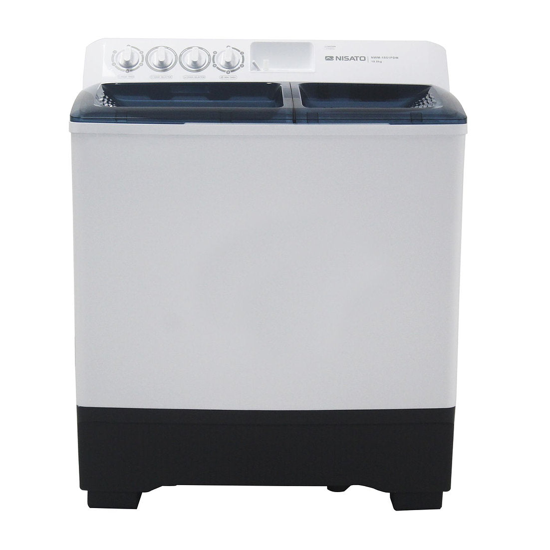 Lavadora Semi Automática Color Blanco Con Capacidad De Carga De 14 KG Marca Nisato