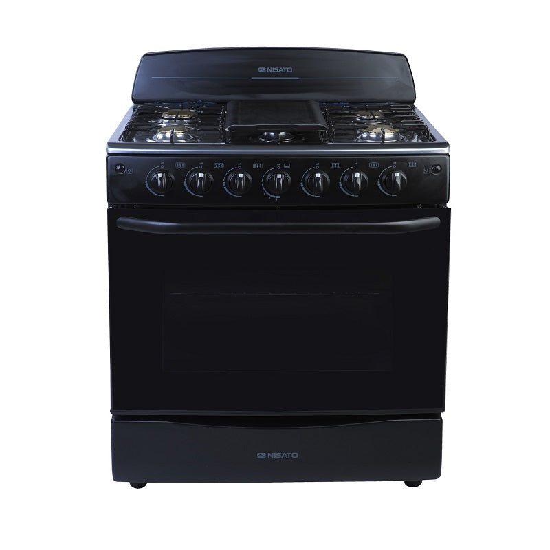 Estufa de 30" Negra Marca Nisato NISATO