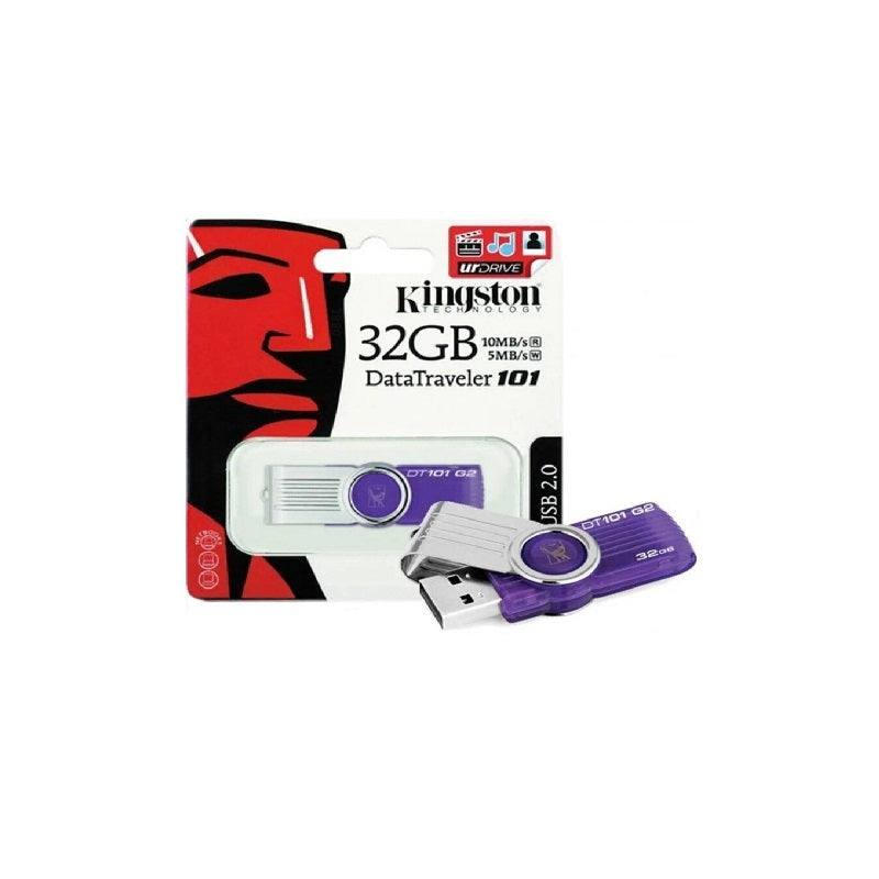 Pendrive Con Capacidad De 32 GB De Memoria Marca Kingston KINGSTON