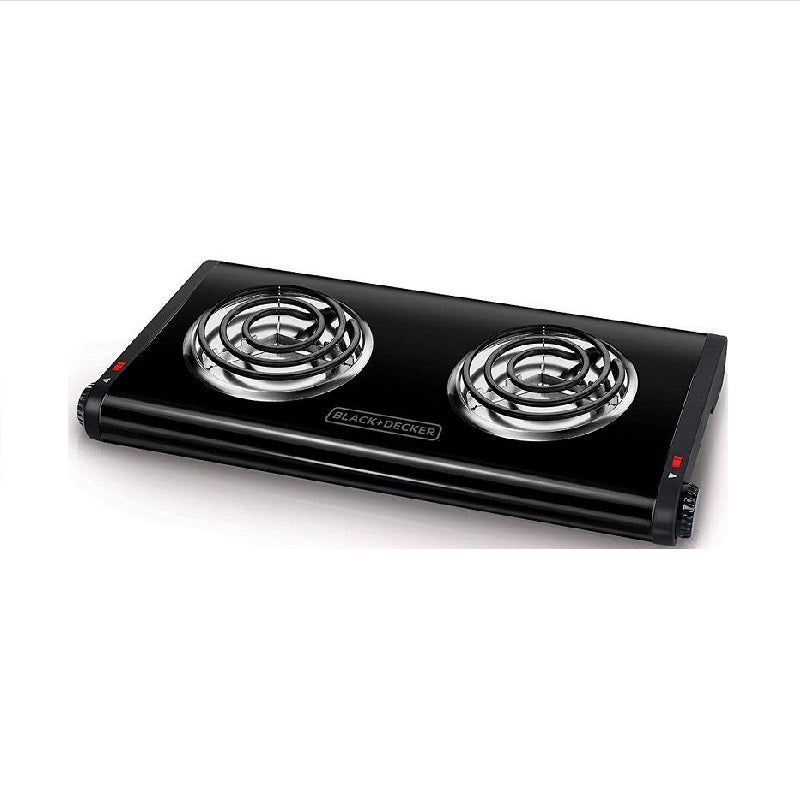 Hornilla Doble Eléctrica De 1500 W Marca Black & Decker BLACK & DECKER