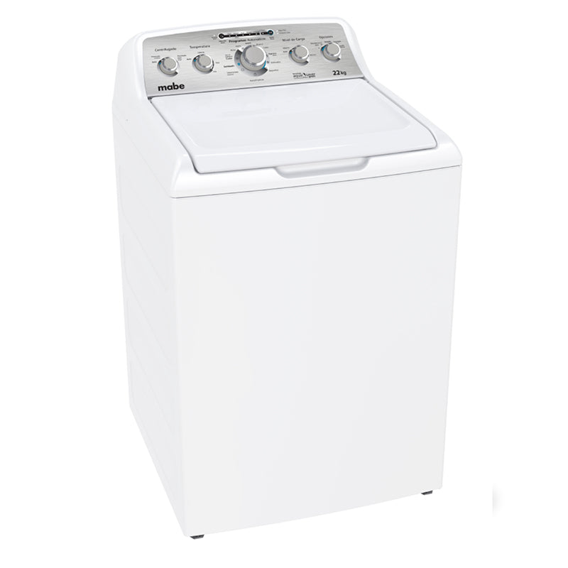 Lavadora automática carga superior 22kg Spiral Washing color blanco