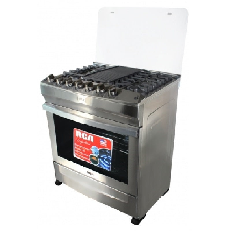 Cocina De Gas De 30 Pulgadas y 6 Quemadores De Bronce Marca RCA RCA