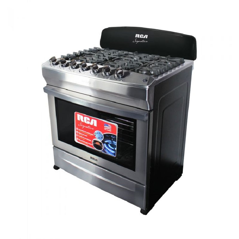 Cocina De Gas De 30 Pulgadas y 6 Quemadores De Bronce Marca RCA RCA