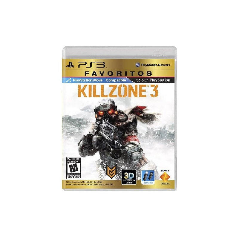 Killzone 3 (Move Compatible) Favoritos Latam PS3 Marca Sony SONY