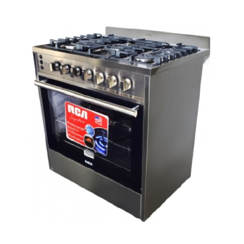 Cocina De Gas De 30 Pulgadas y 5 Quemadores De Acero Fundido Marca RCA RCA