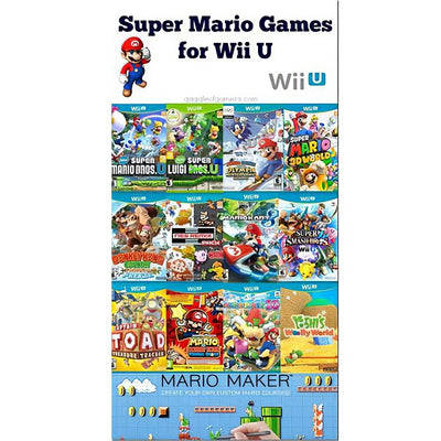 Juegos WII U Marca Nintendo